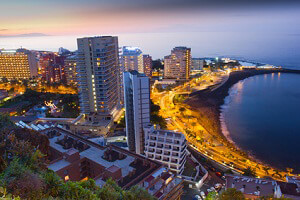 Hotels am Strand bei Puerto de la Cruz - Teneriffa