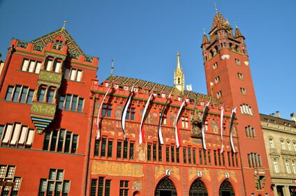 Rathaus in Basel Rathaus Basel City