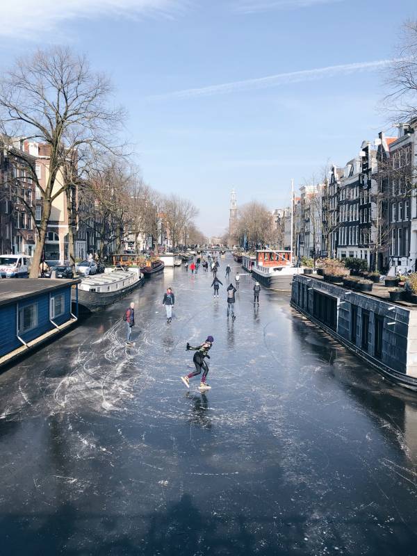 Schlittschuhlaufen Amsterdam