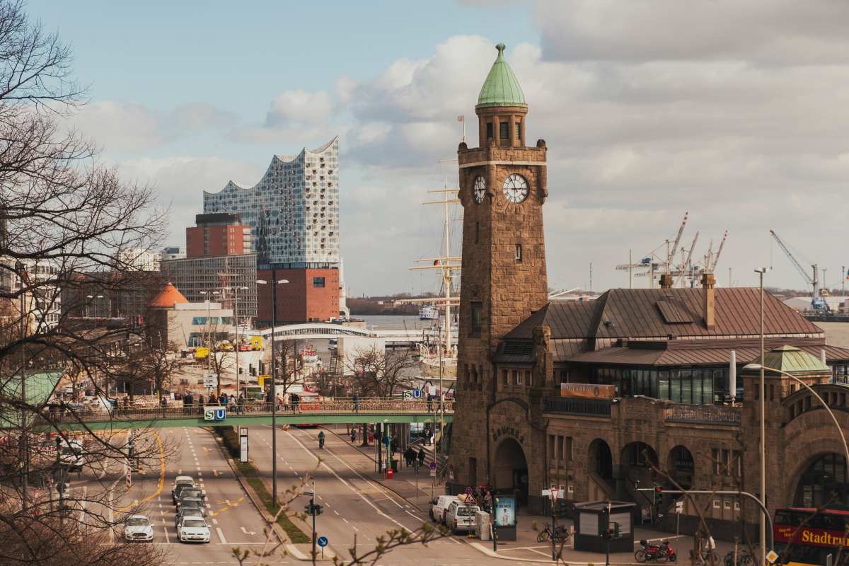 Landungsbrücken in Hamburg