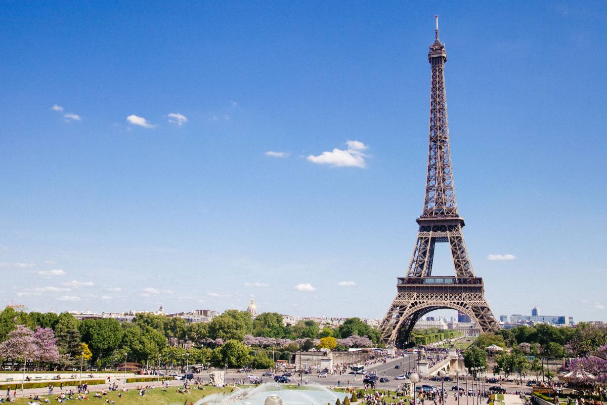 Ein Wochenende in Paris am Eiffelturm