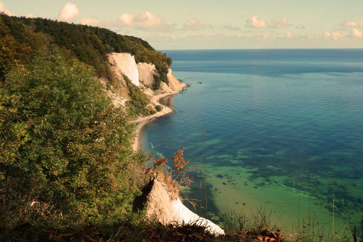 Kreidefelsen Königsstuhl im Nationalpark Jasmund auf der Insel Rügen