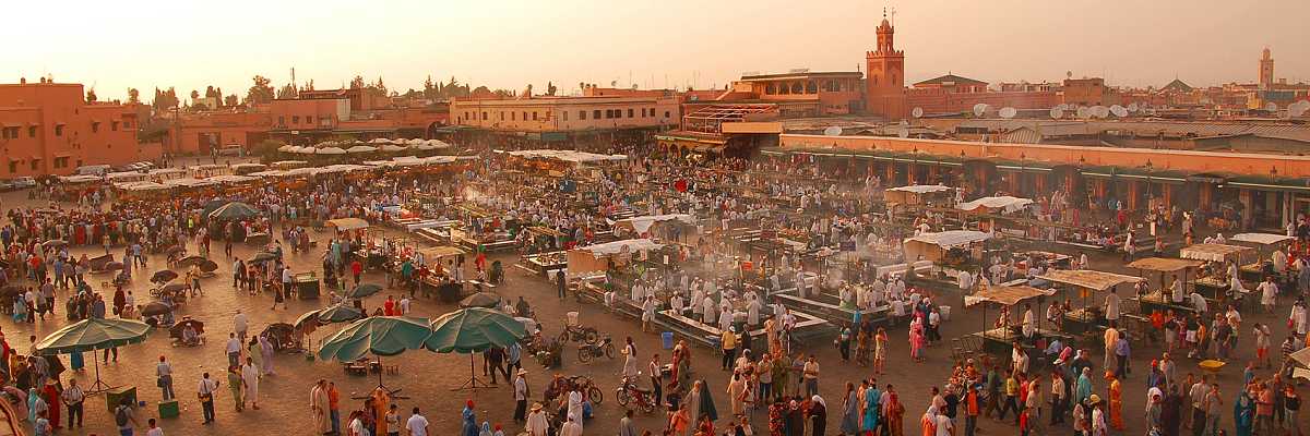 Marktplatz Djemaa el Fna in Marrakesch
